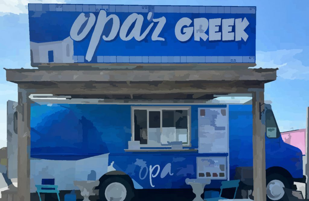 greek food truck near oshawa